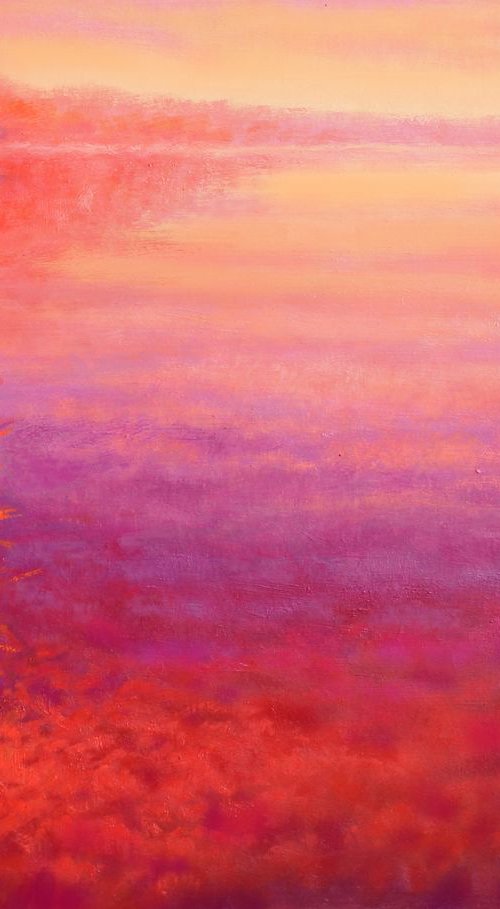 "Hot sunset", 50x70 cm by Vitalii Konoval