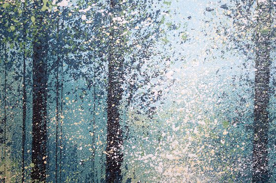 Misty Forest Trees 3