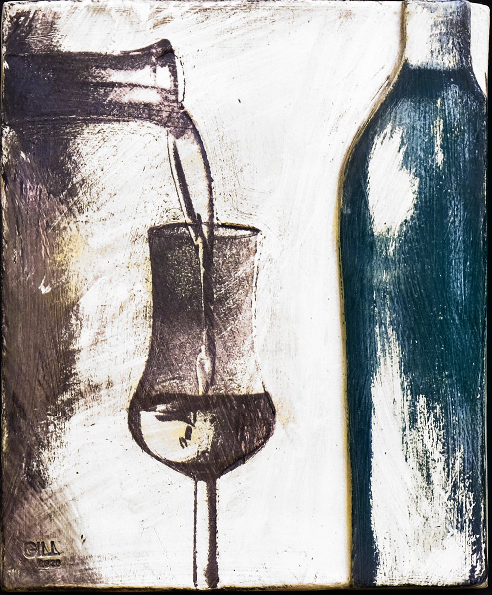 The Wine Water - ceramic - by GILL Gilberto Borghesi