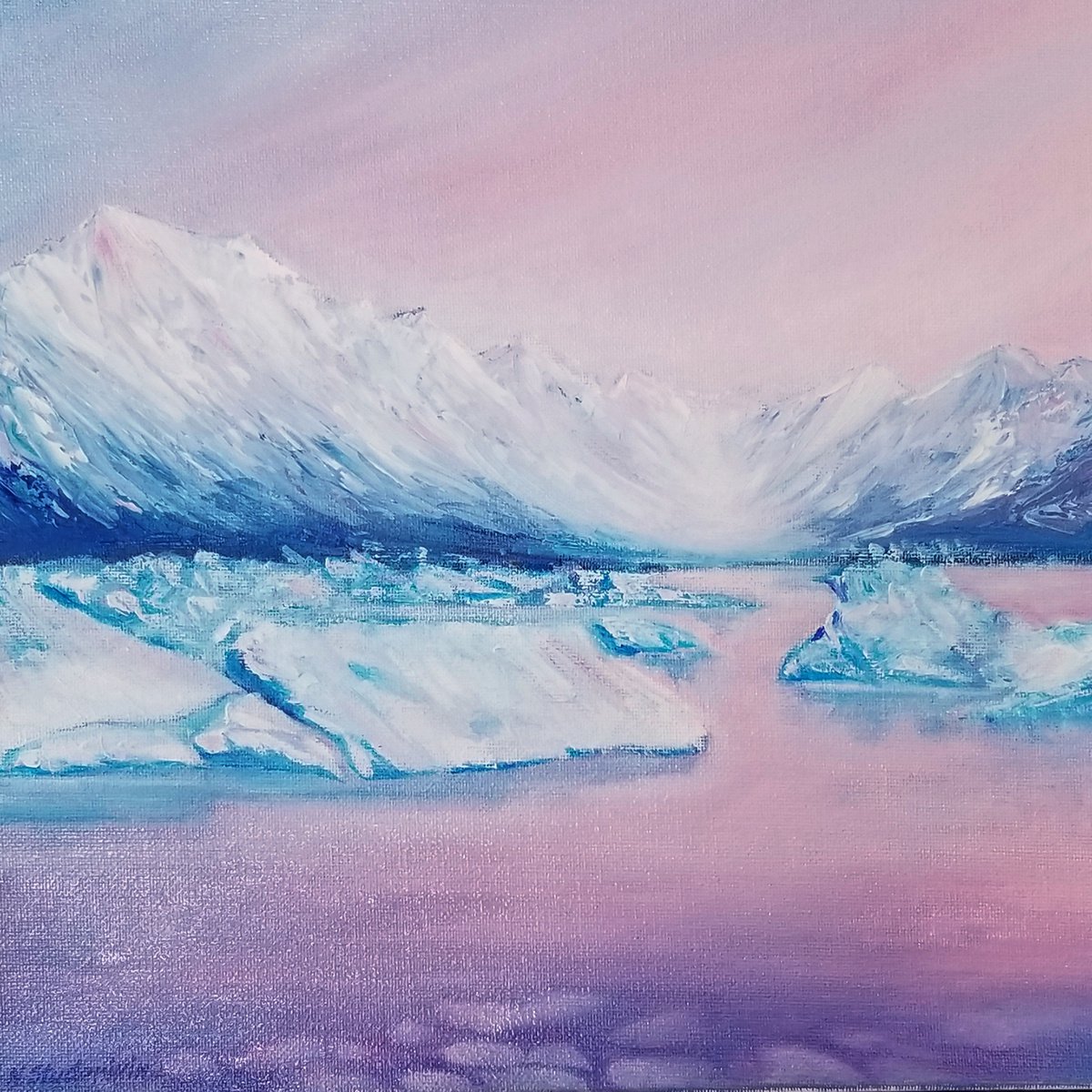 The Glacier Lagoon by Nataliya Studenikin