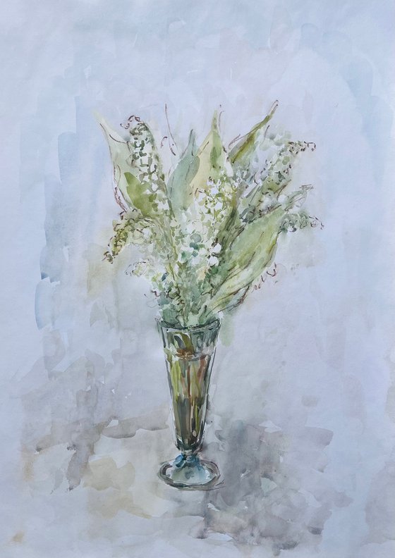 Lily of the valley 17,7x23,6in