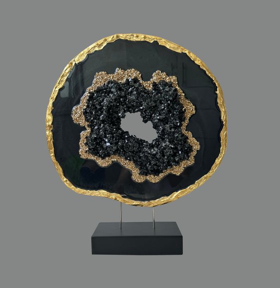 Black Gold geode.