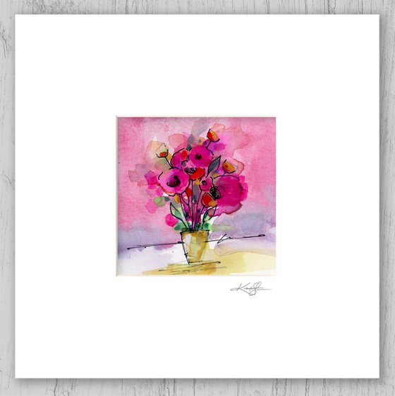 Flowers 39 - Flower Painting by Kathy Morton Stanion