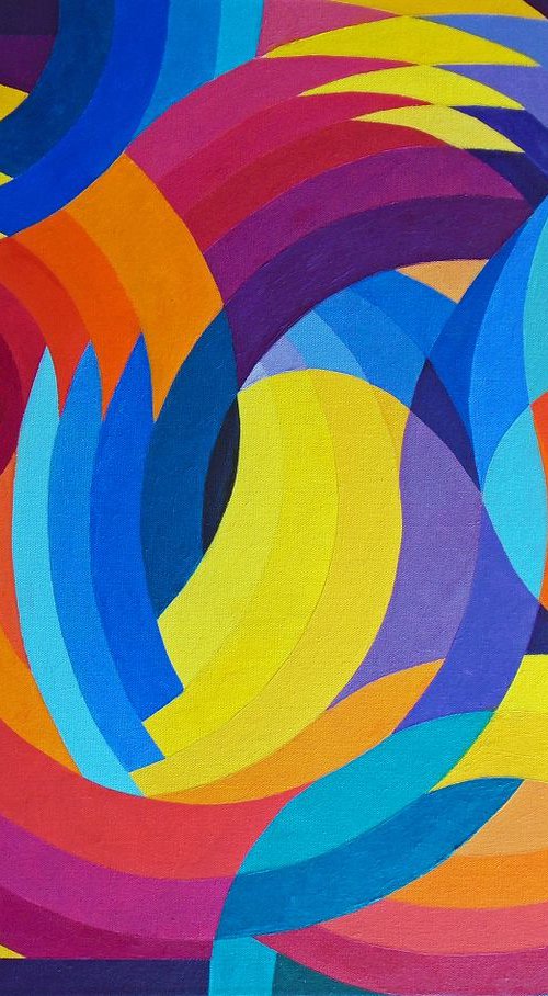 CELEBRATION OF CURVES & COLOURS by Stephen Conroy