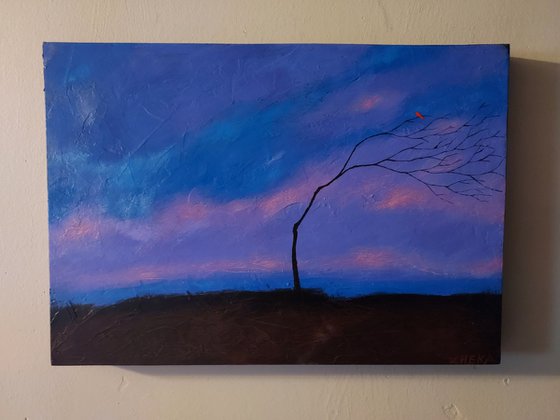 The Right Side. Landscape painting