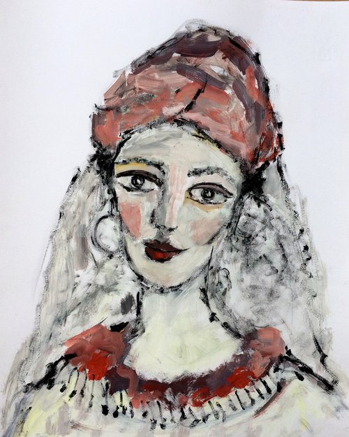 Gipsy woman. by Ilaria Dessí