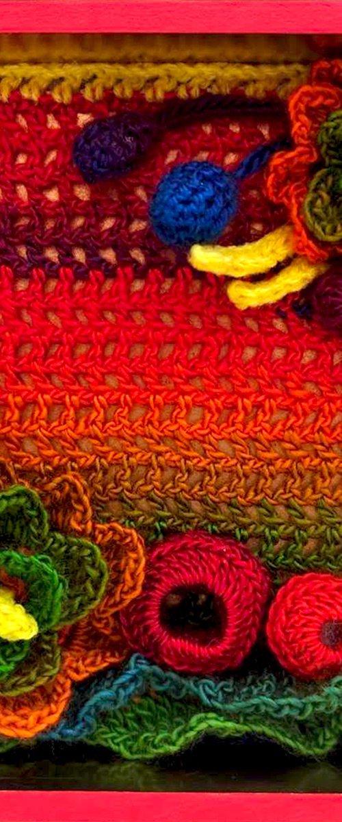 Yarn Flowers 2 by Vio Valova