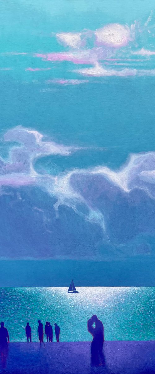 An unforgettable romantic moment at sea by Andrii Kovalyk