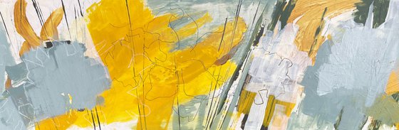 Daffodil Yellow and Dusty Blue