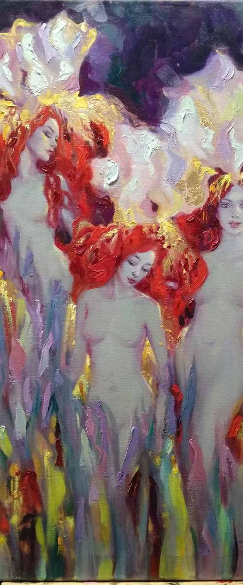 Women flowers #2 by HELINDA (Olga Müller)