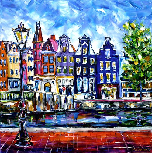 Amsterdam cityscape by Mirek Kuzniar