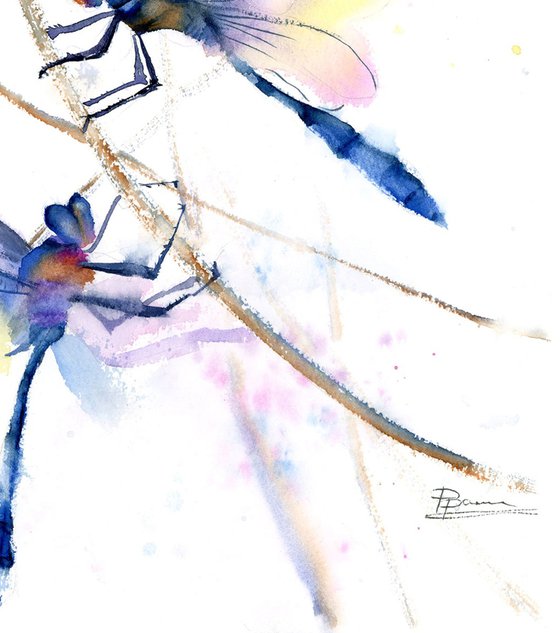 Dragonflies Diptych