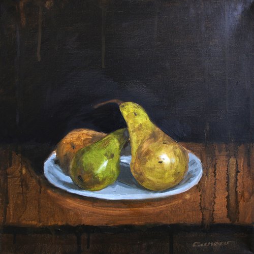 Still life # 2. Pears. by Linar Ganeev