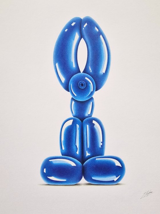 Blue Balloon Dog