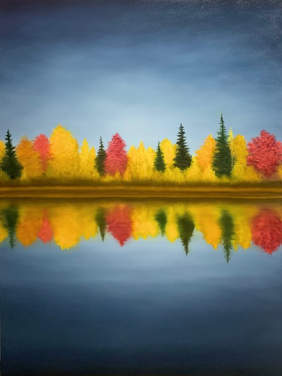 Golden Season. Landscape