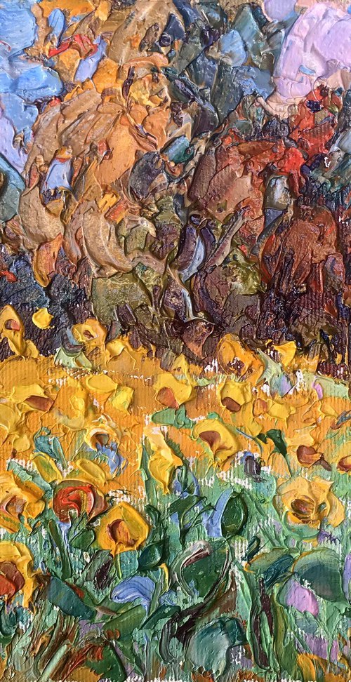 Field of Sunflowers by Kalenyuk Alex