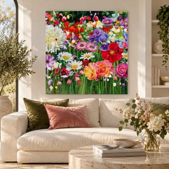 you made the flowers dance