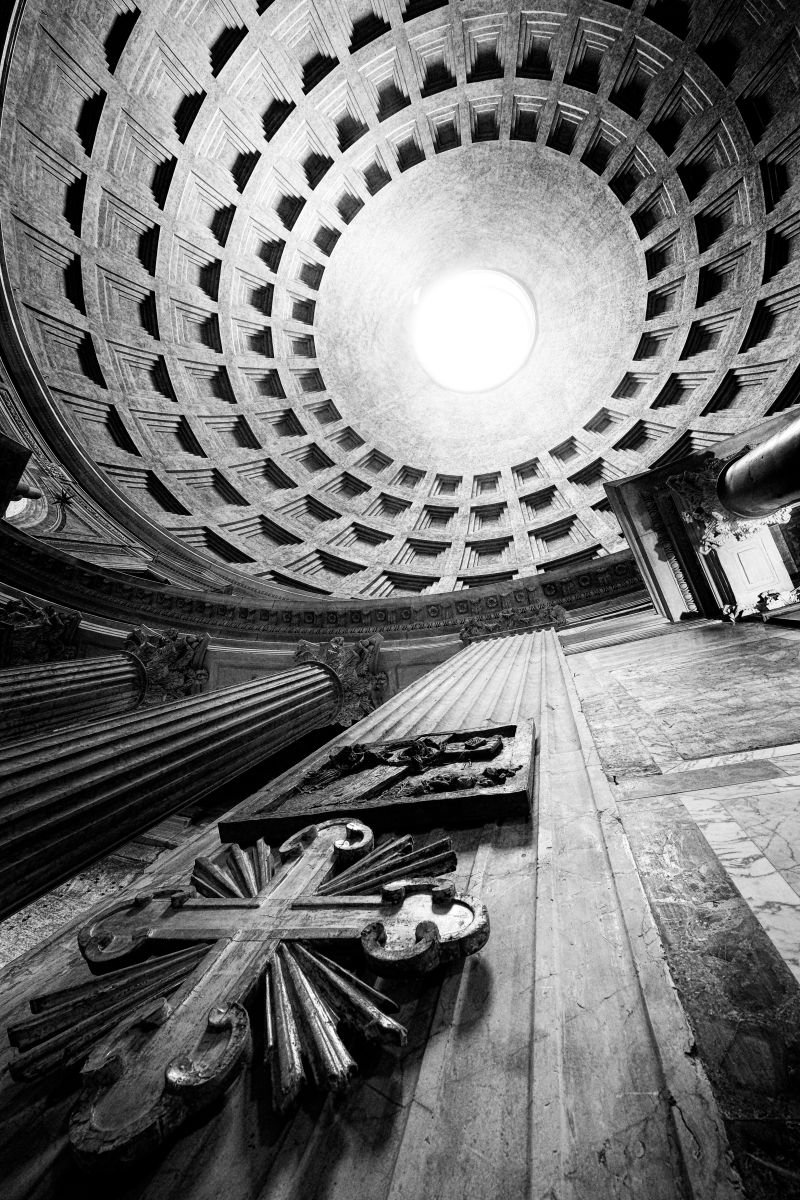 Photorealistic Photograph , Pantheon By Christian Schwarz, 17 X 24, Artwork For Sale On Artfinder