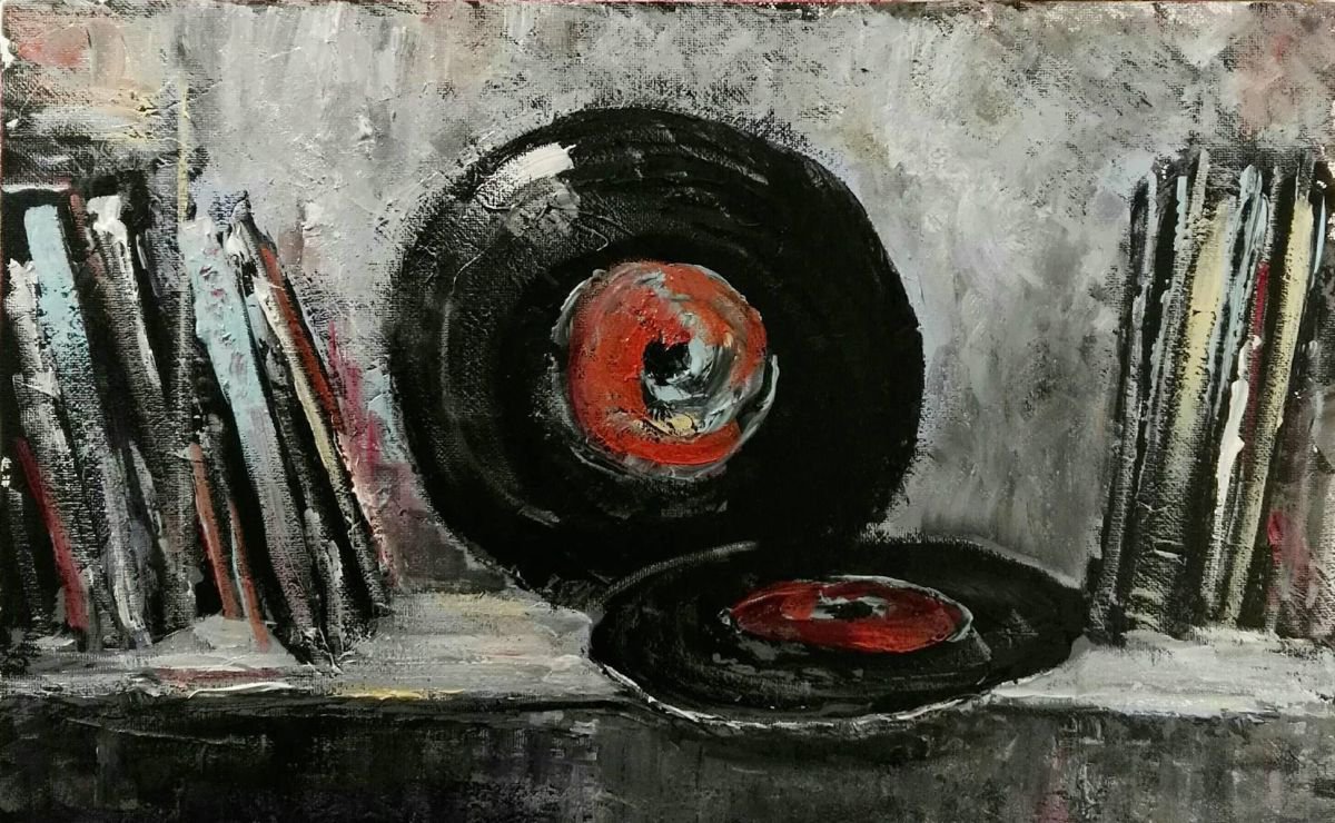 Record By Leo Baxiner, 12 X 8, Artwork For Sale On Artfinder