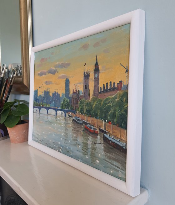 View of London with Parliament