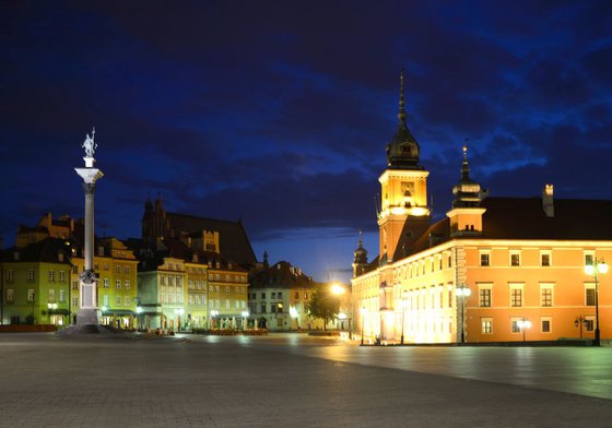 " Summer night. Warsaw "