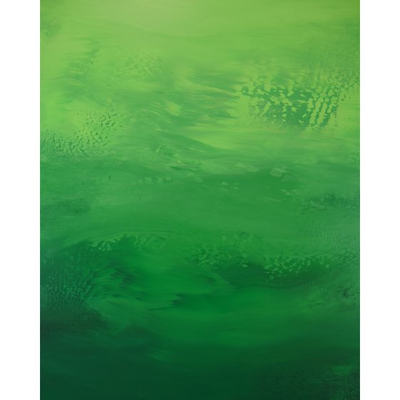 Deep Forest Green - Abstract
