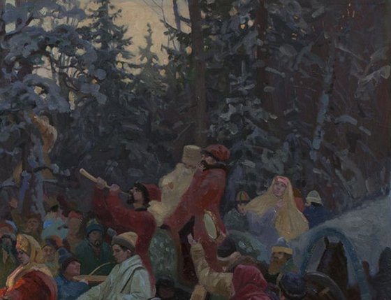 Shrovetide. Farewell To Winter