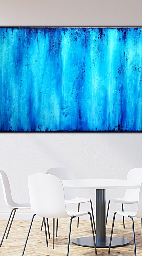 In to the Blue  - Extra Large Artwork - ! by Branisa Beric