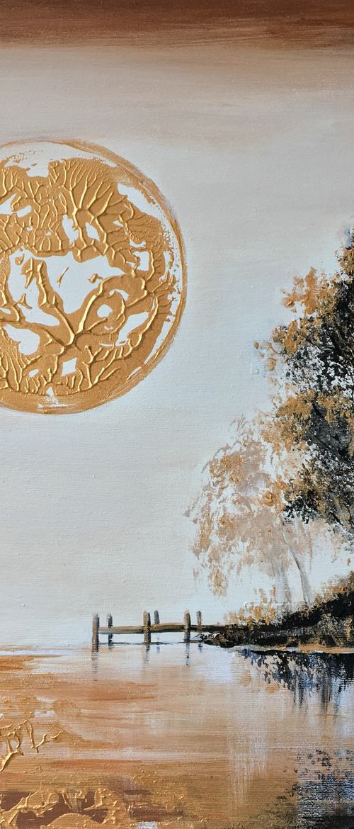Silence in gold by Lana Frey