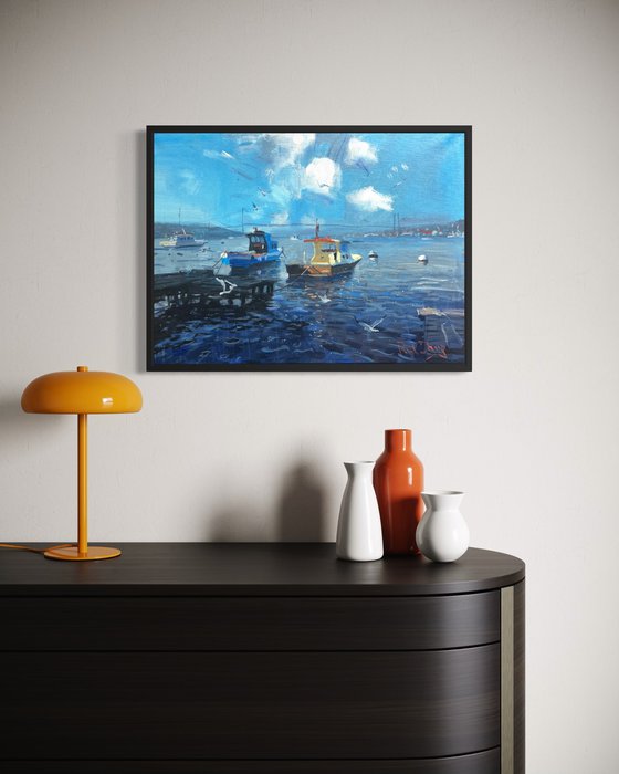 Harbor in Morning Light
