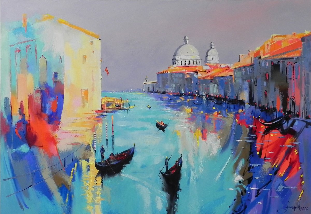 Venetian Glow By Mykhailo Novikov, 39 X 28, Artwork For Sale On Artfinder