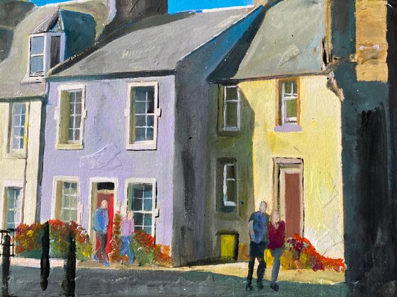 Scottish Houses In The Sun