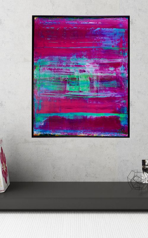 Purple Escapade (Translucent Series) 41 x 51 cm by Nestor Toro