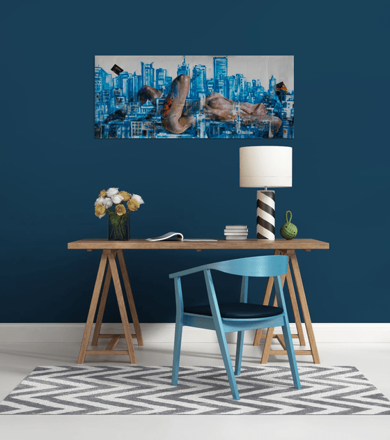 Painting of nude woman drowned in New York