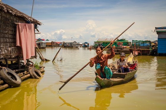 The Floating Villages of Tonlé Sap Lake II - Signed Limited Edition