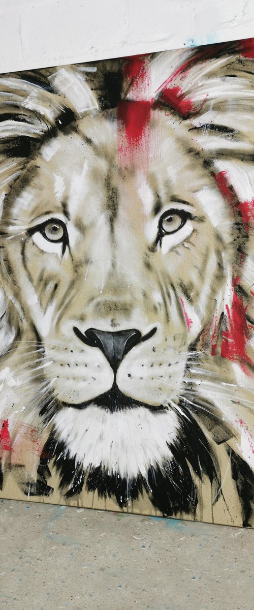 LION #12 - Series BIG CAT by Stefanie Rogge