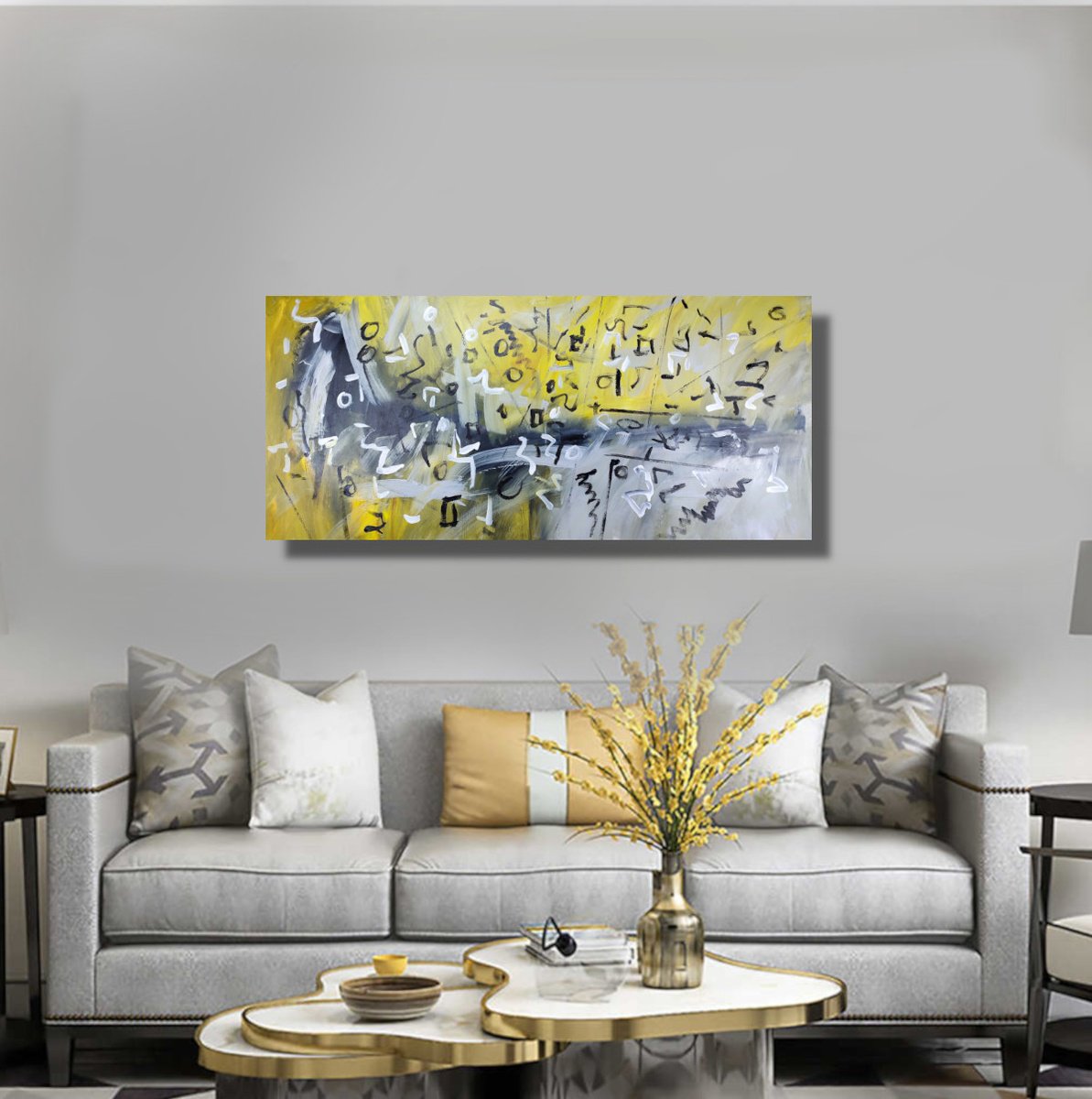 large paintings for living room/extra large painting/abstract Wall Art/original painting/p... by Sauro Bos