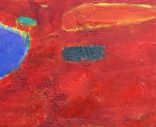 In the red space by Sergiy Dekalyuk