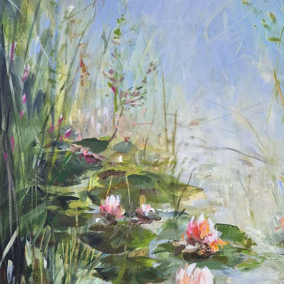 Pond with Water Lilies