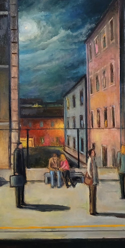On the platform by Massimiliano Ligabue