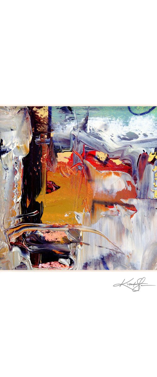 Oil Abstraction 100 - Oil Abstract Painting by Kathy Morton Stanion by Kathy Morton Stanion