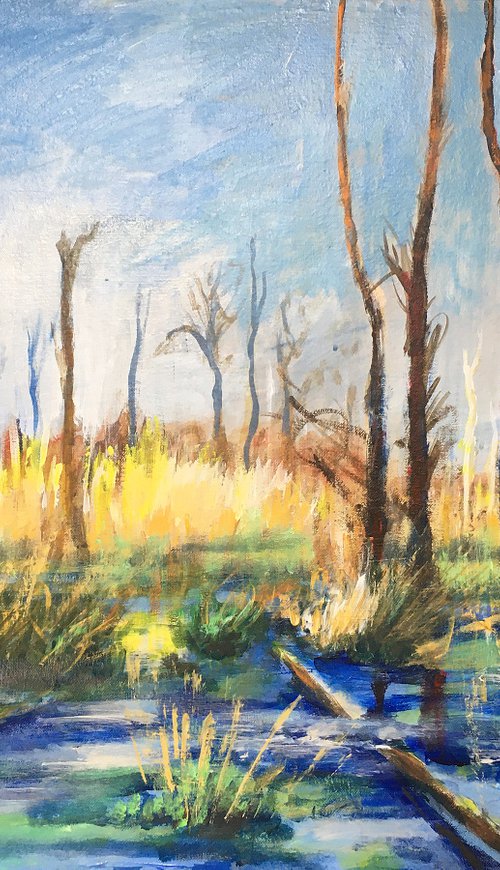 swamp landscape by René Goorman