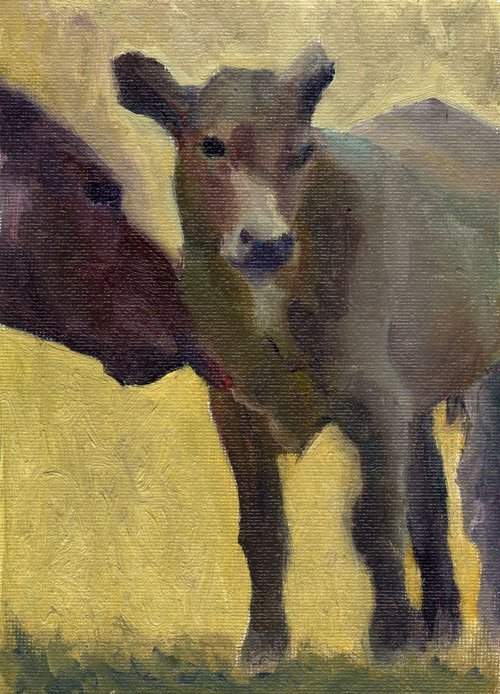 Mother and Calf by Elizabeth B. Tucker