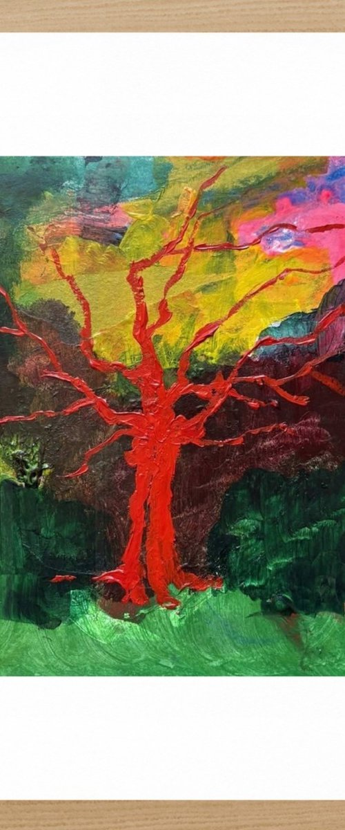 The Red Tree by Gela MIKAVA
