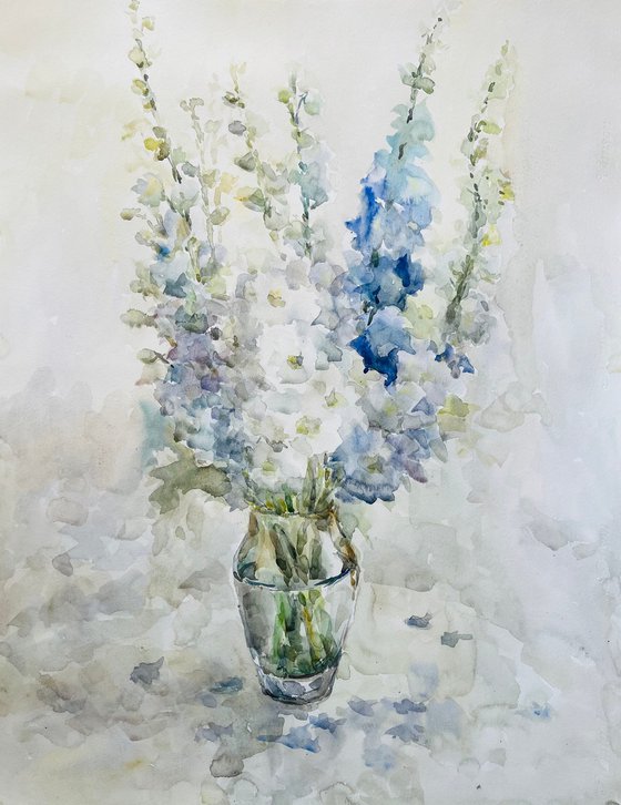 Blue bells 19,7x25,6 in