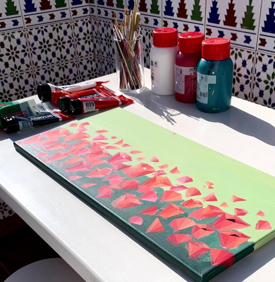 FIELD OF SCARLET POPPIES