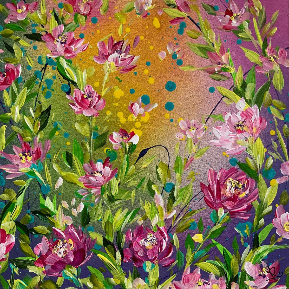 Summer Roses II by Jan Rogers