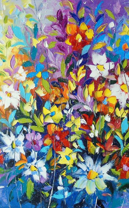 Tango of summer flowers by Olha Darchuk