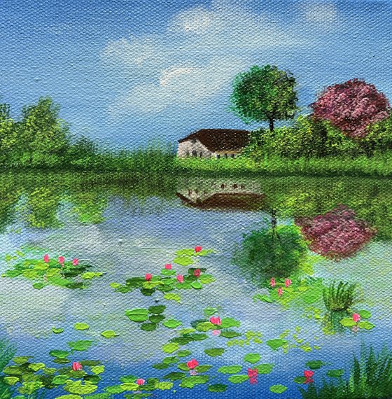 House by the pond