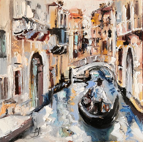Venice painting oil on canvas